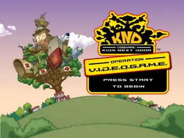 Codename Kids Next Door Operation V I D E O G A M E (USA) screen shot title